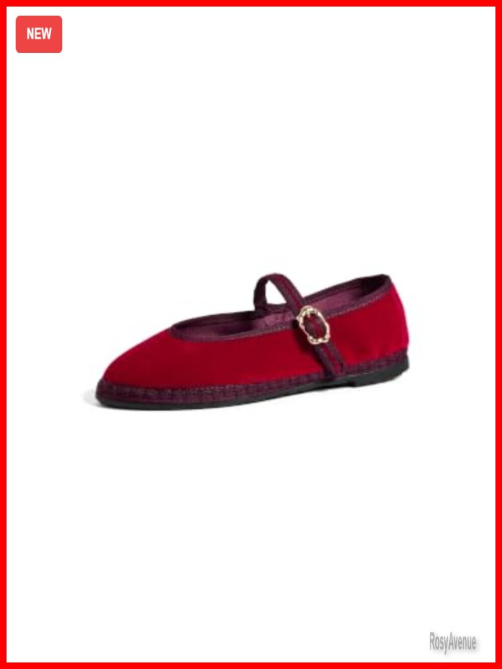 Velvet Mary Jane Pumps Block Heel Buckle Formal Shoes